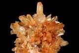 Orange Creedite Crystal Cluster - Durango, Mexico #175092-3